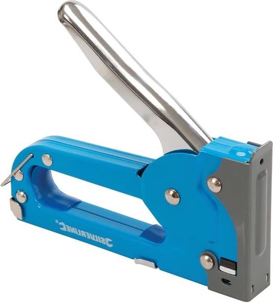 Oromo Point Driver Framing 20 x 12.5 x 3 cm Hand Stapler with Clamps Set Picture Frame Tacker with 2000 Staples for Photo Frames