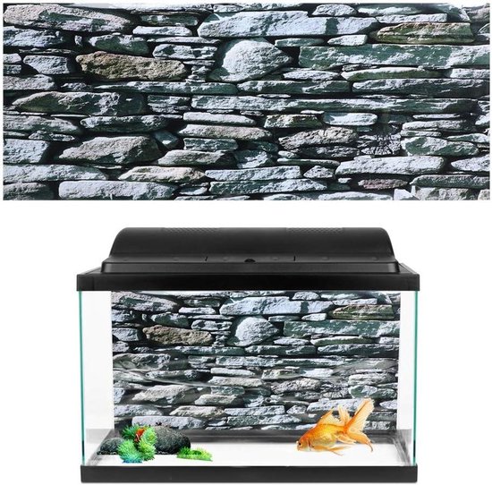 Aquarium Hintergrund Selbstklebend - Unterwasserkorallen Design 61x41cm