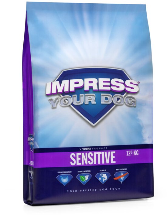 Impress your dog Sensitive Geperste Brok 12,5KG