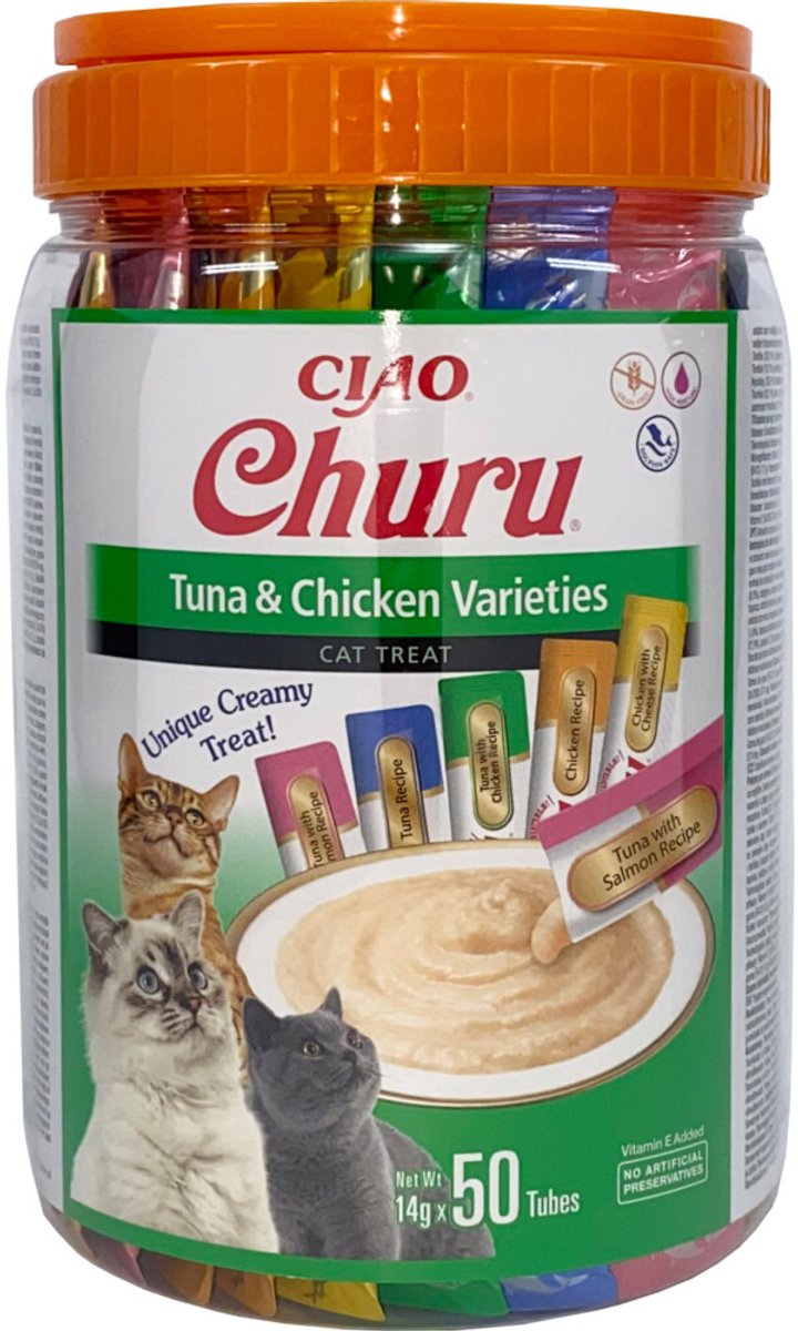 Ciao Churu Kat Tonijn & Kip 50 stuks 700 gr