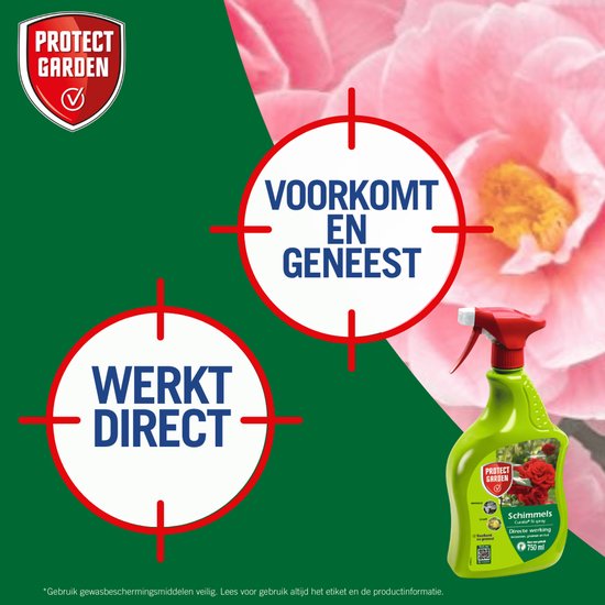 Protect Garden Curalia N Spray, 750ml - Schimmel Bestrijdingsmiddel - Voor Sierplanten, Groenten en Fruit - Voorkomt en Geneest - Schimmelspoor Bestrijding - Klaar Voor Gebruik van Merkloos	 — afbeelding 2