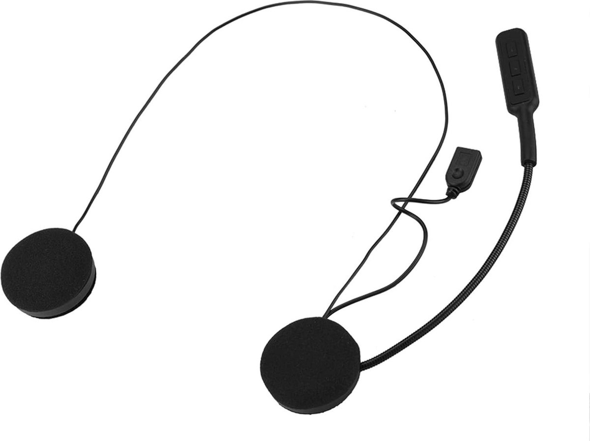 Draadloze helm bluetooth headset met microfoon voor mobiele telefoon - motorhelm hoofdtelefoon met stabiel draadloos signaal - geschikt voor bellen en muziek .