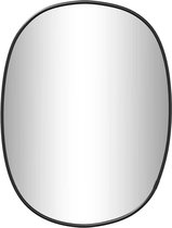 vidaXL - Wandspiegel - 30x25 - cm - zwart