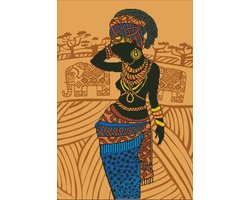 DD12.035 Diamond Dotz® - 52x76cm African Princess (#DD1904)