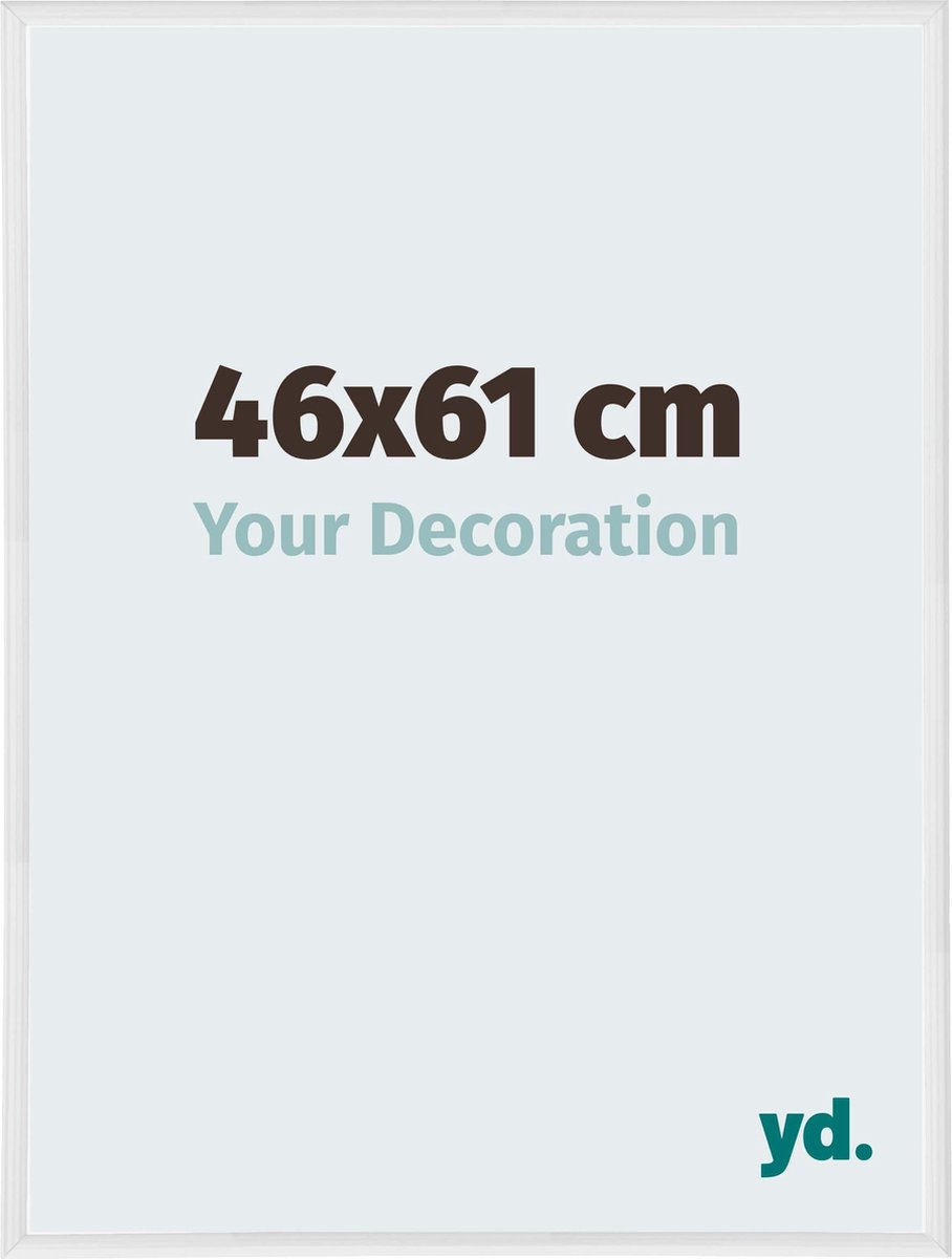 yd. Your Decoration - Fotolijst 46x61 cm - Kunststof - Wit Hoogglans - Annecy