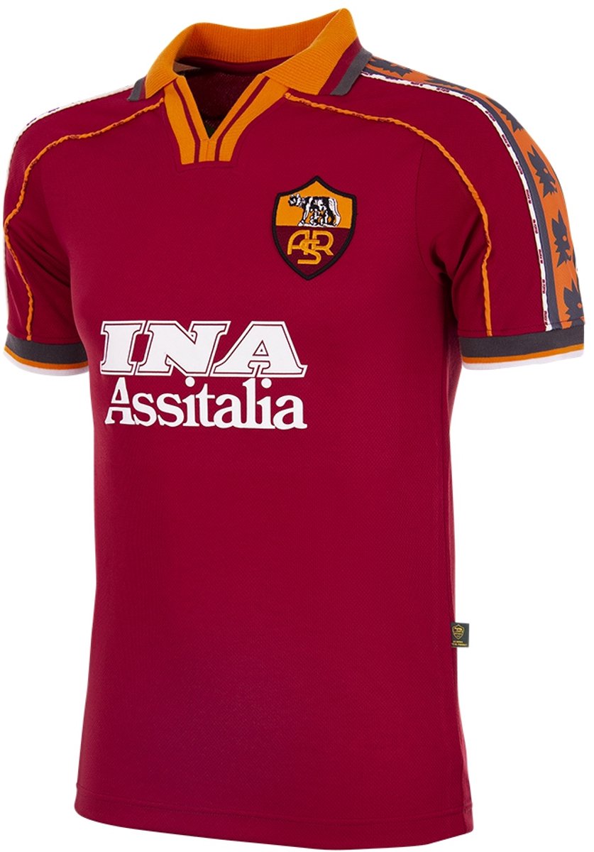 COPA - AS Roma 1998/99 Retro Voetbalshirt - Heren - Rood - XXL