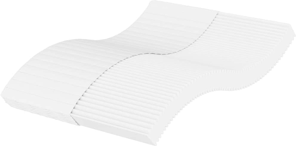 vidaXL - Schuimmatras - hardheid - H2 - H3 - 140x220 - cm - wit