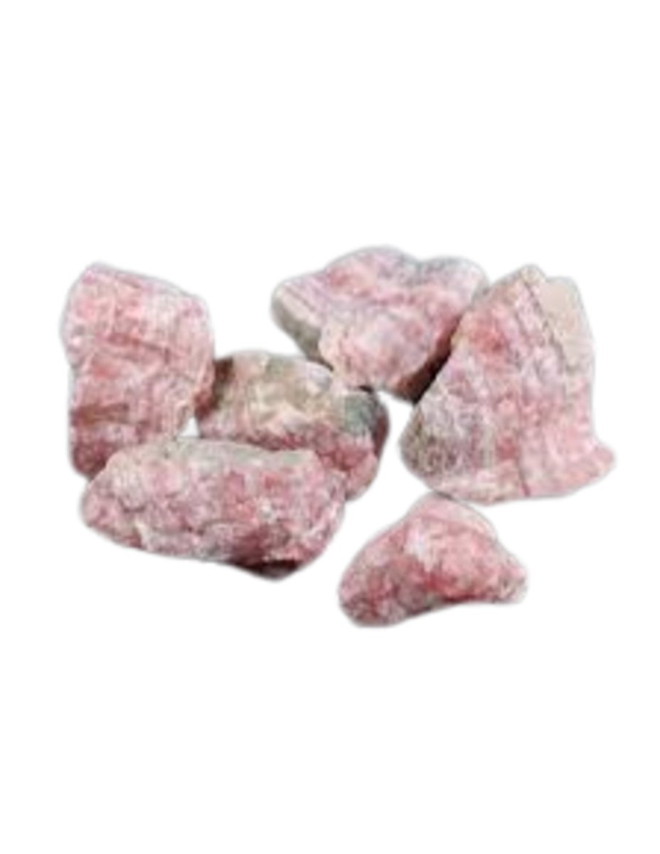 Ruben Robijn Rhodochrosiet ruw brokje 10-30 gram Roze