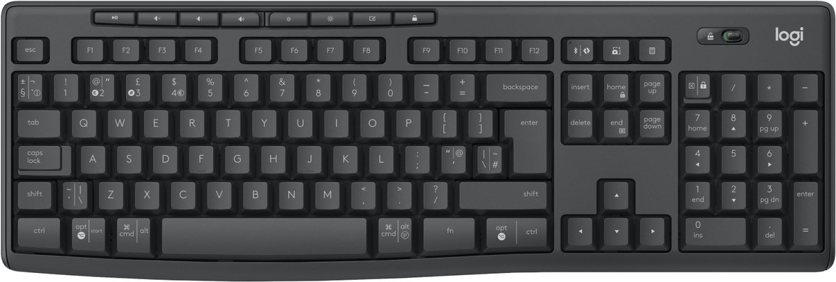 Image of Logitech MK370 Combo for Business - Toetsenbord en muis set draadloos - Bluetooth LE - QWERTY - Grafiet