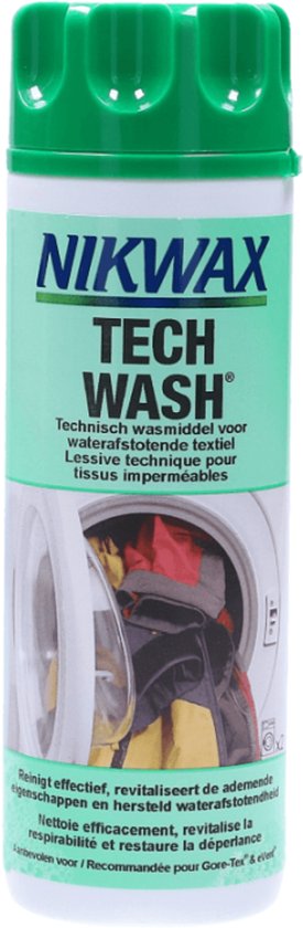 Nikwax Tech Wash, reiniging voor outdoor jassen en kleding 300ml