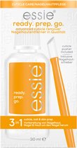 essie ready prep go advanced nagelriemverzorging - verwijdert olie, vuil en dode huidcellen - verrijkt met abrikozenolie - 13,5ml
