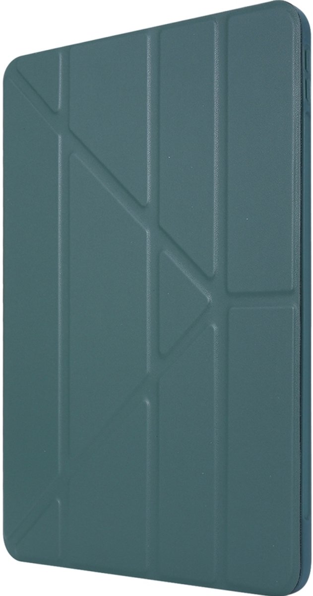 Mobigear Tablethoes geschikt voor Apple iPad Air 13 Inch (2025) Hoes | Mobigear Origami Bookcase - Groen