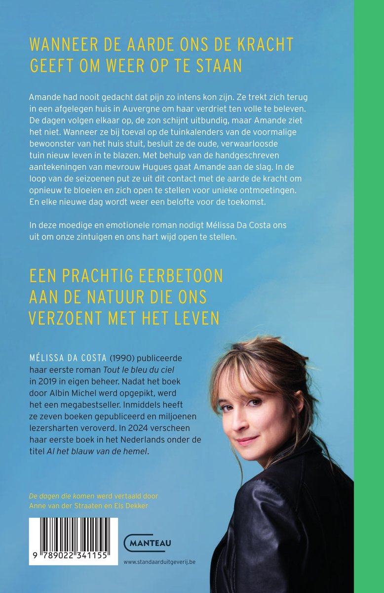 De dagen die komen - back cover