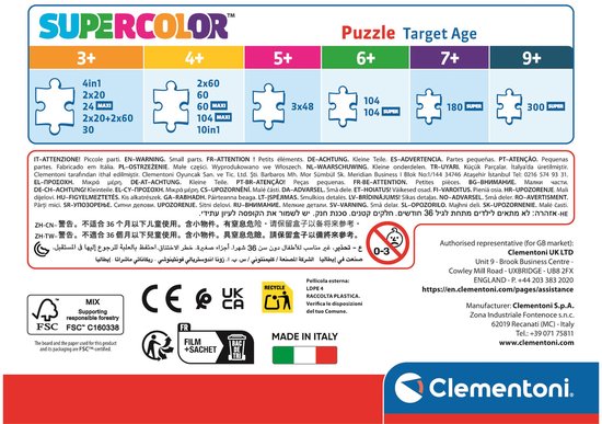 Clementoni - Kinderpuzzel - 30 Stukjes - Onderwater Avontuur - Puzzel vanaf 3 jaar van Merkloos — afbeelding 4