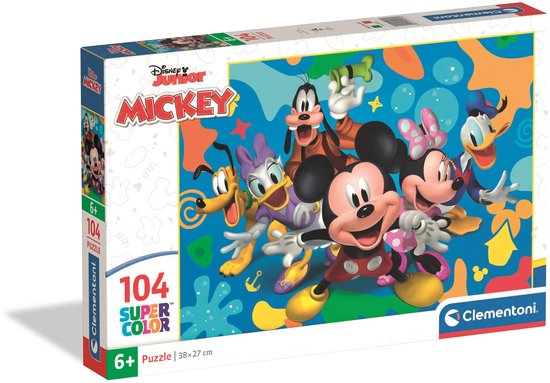 Clementoni - Puzzel - 104 Stukjes - Disney Mickey en Vrienden ...