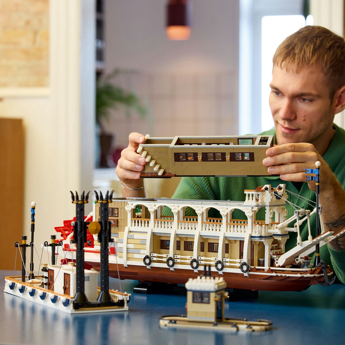 LEGO Ideas Stoomboot Bouwpakket voor Volwassenen - 21356 – foto 4