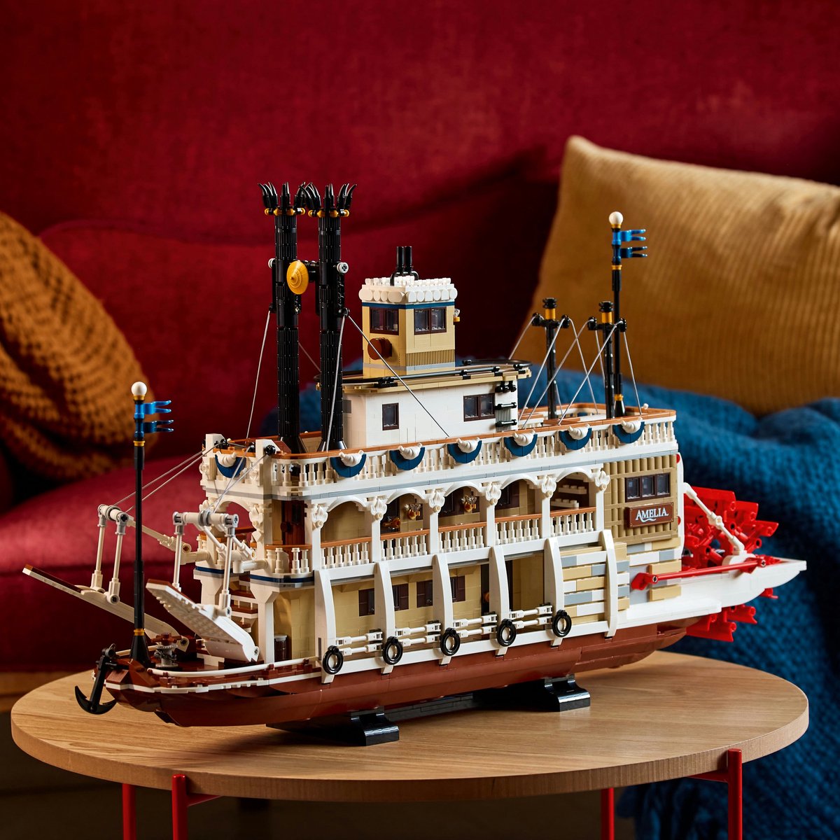 LEGO Ideas Stoomboot Bouwpakket voor Volwassenen - 21356 – foto 3