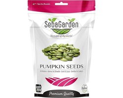 Seba Garden Pompoenpitten 1000g AA Grade Raw Protein Source GWS (Gekweekt Zonder Schil) Hoog Vezelgehalte IJzerbron GMO-vrij (AA-Klasse)