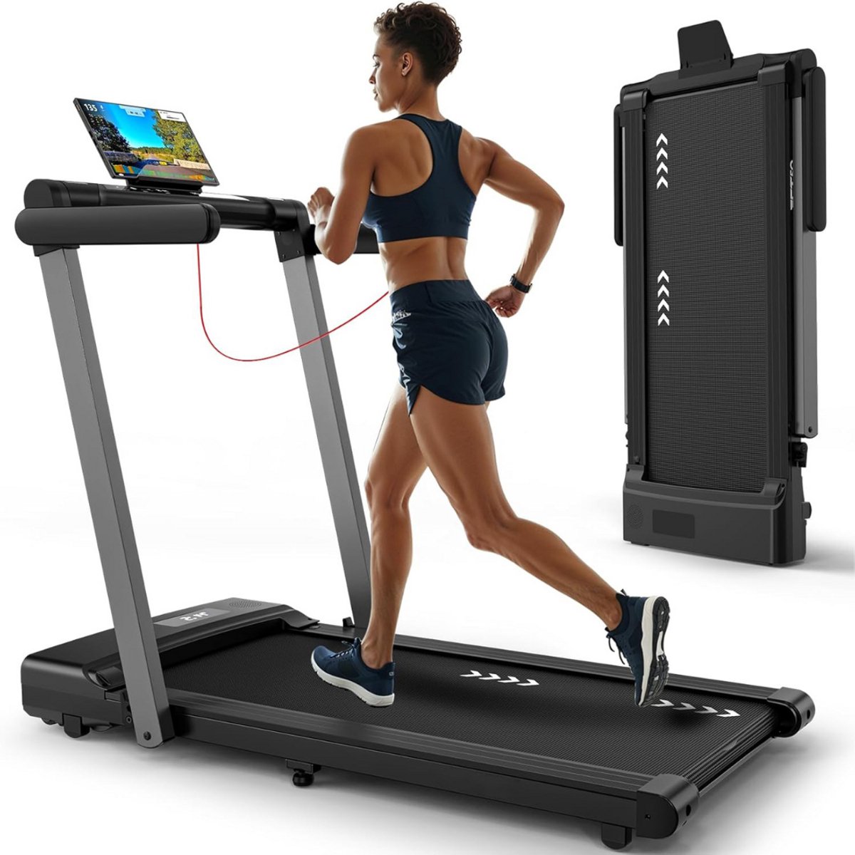 ApexArte® Loopband Inklapbaar - Hometrainer - Crosstrainer Fitness (EAN: ...2413)