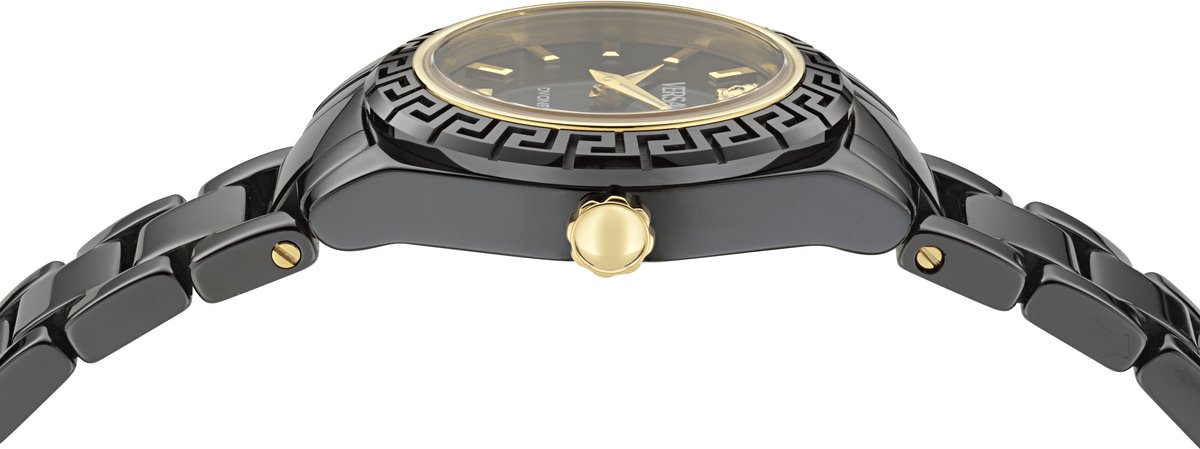 Versace Dv One Mini VE9F00124 Horloge - Keramiek - Zwart - Ø 28 mm