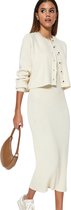 Trendyol Robe moulante à manches standard et col rond pour femme