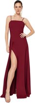 Trendyol Robe de soirée et de bal standard à col carré pour femme