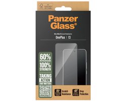 Protection d'écran antibactérienne PanzerGlass Ultra-Wide Fit pour OnePlus 13
