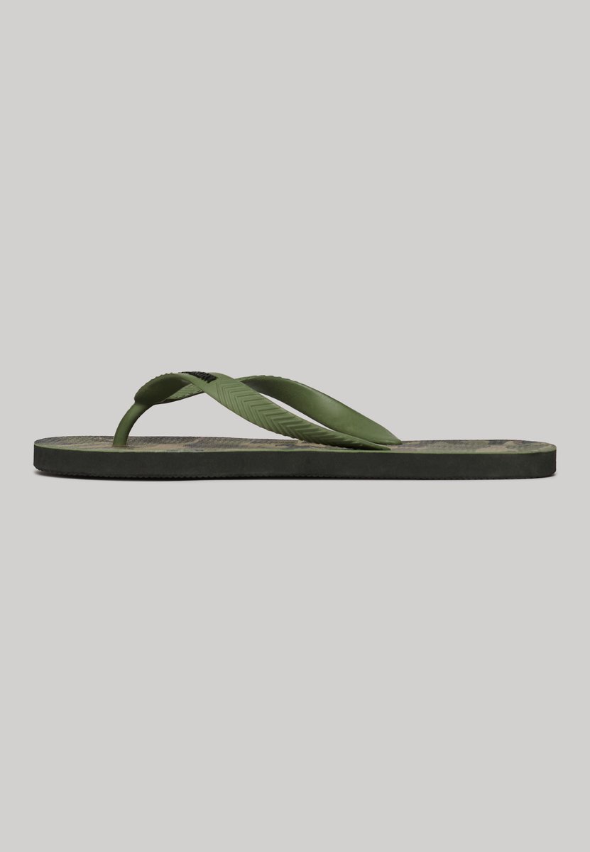 Superdry Vegan Kinderenlippers met logo Heren Slippers Woodland Camo Aop