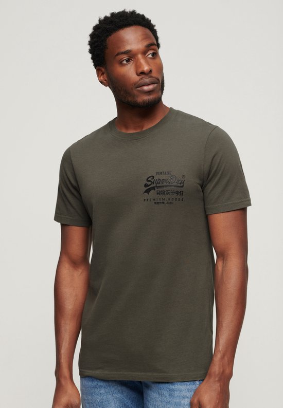 Superdry T-shirt à manches courtes Tokyo Vintage Logo Graphic Grijs XL Homme