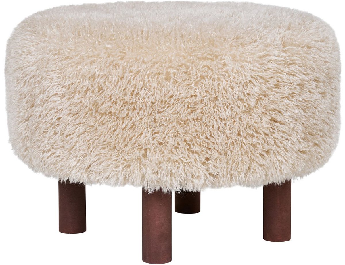 Pouf Ottoman - voetsteun - accent ontlasting - lichtgewicht en veelzijdig - 50 cm x 50 cm x 33 cm