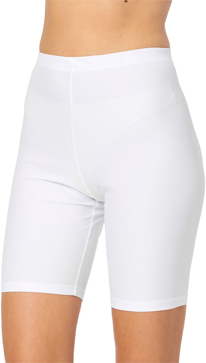 Bellivalini Dames Zwembroek - Bikinibroekje - Elastische tailleband - Polyamide & Elastaan – Wit – XL - BLV-BLV50-285-SWLE