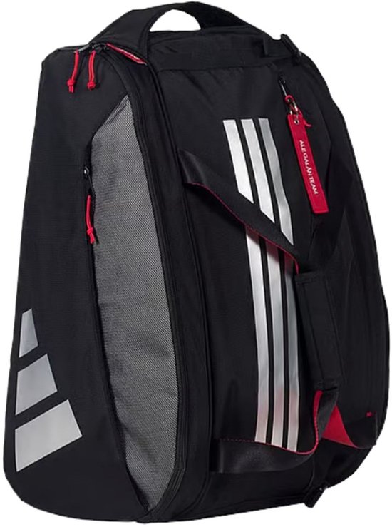 Adidas Black/Red Padel tas Zwart 1