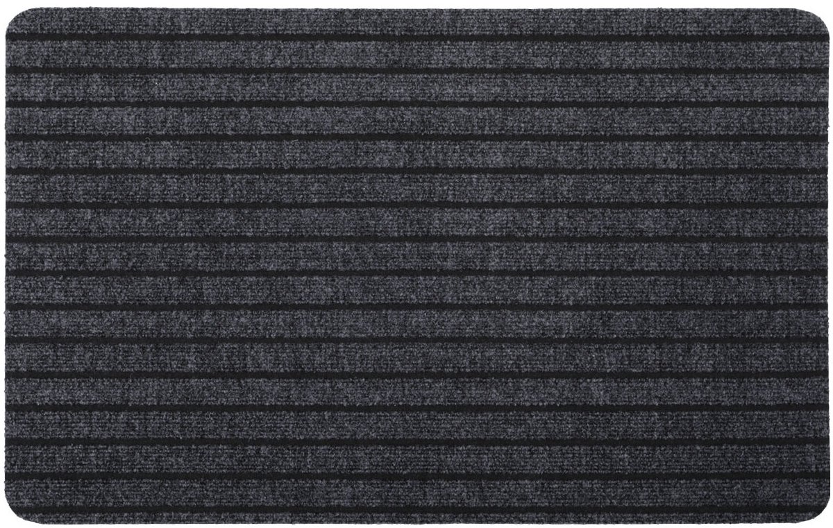 Luance Deurmat Chloe - grijs - polypropyleen/latex - 50 x 80 cm - schoonloopmat