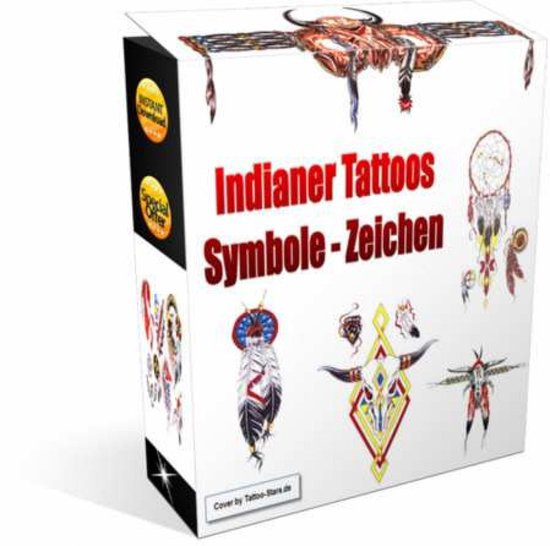 Indianer – Symbole – Zeichen – Tattoo Vorlagen. - cover
