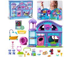 Littlest Pet Shop Dierenwinkel + 2 beeldjes, dieren, beweegbare beeldjes 4+