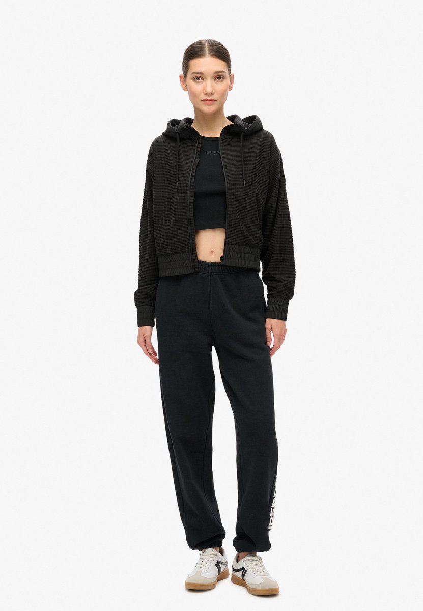 Superdry Sport Luxe Boyfriend Trainingsbroek 2XS Vrouw Zwart