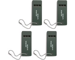 Whistle Survival Whistle Referee Whistle 4-Pack for Backpack Outdoor Camping Hiking Boating Hunting Fishing Rescue Signals