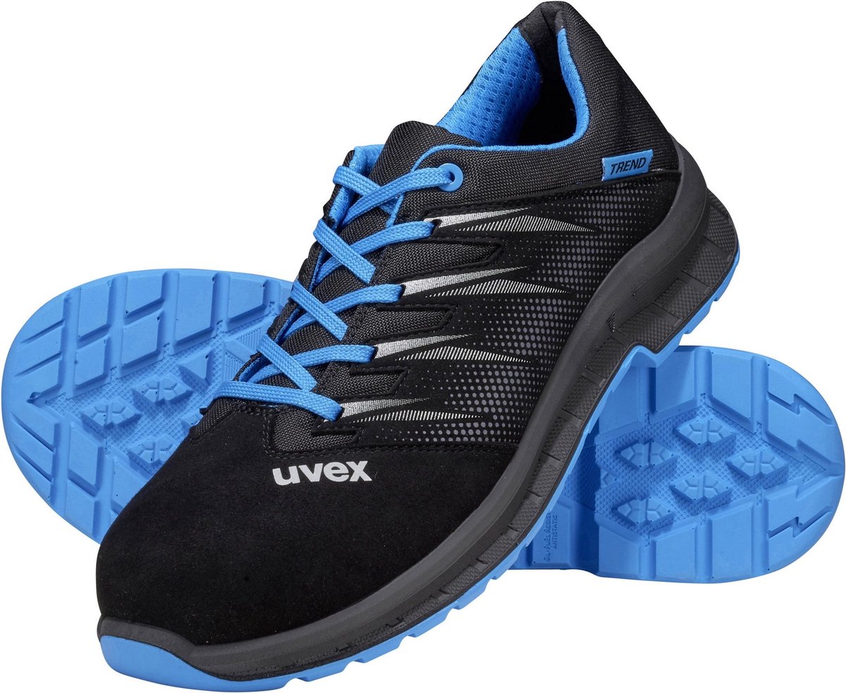 Uvex 2 Trend Halbschoenen S2 69398 Blauw, Zwart (69398)