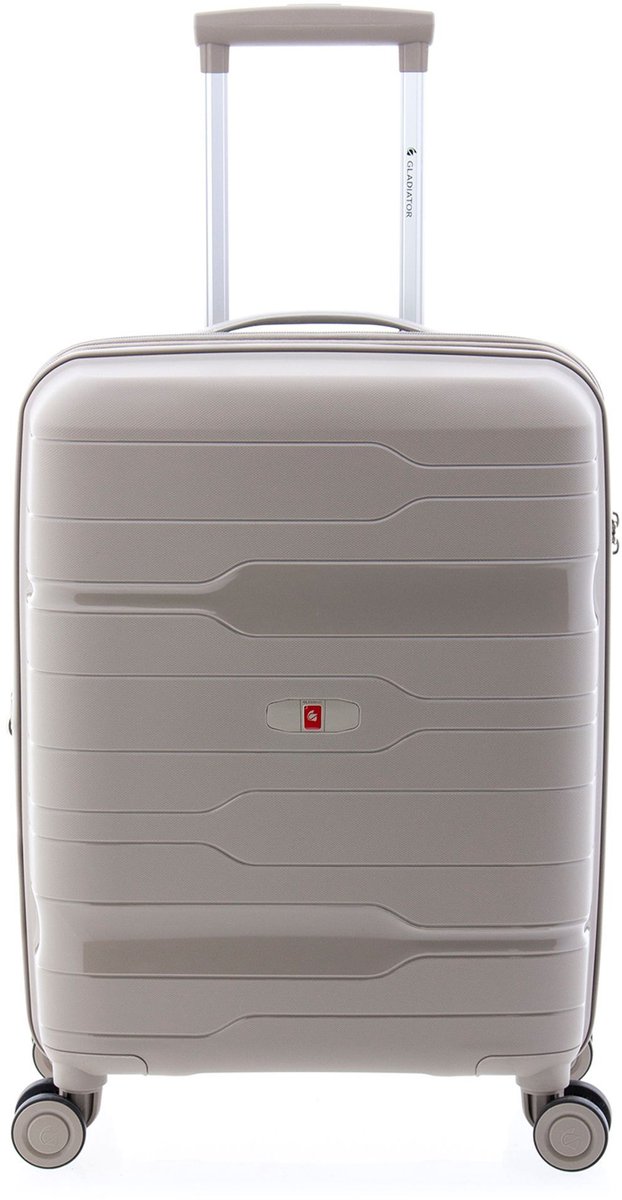 Gladiator Boxing Handbagage Koffer 55 cm - 36/40 liter - Expandable - TSA slot - Beige