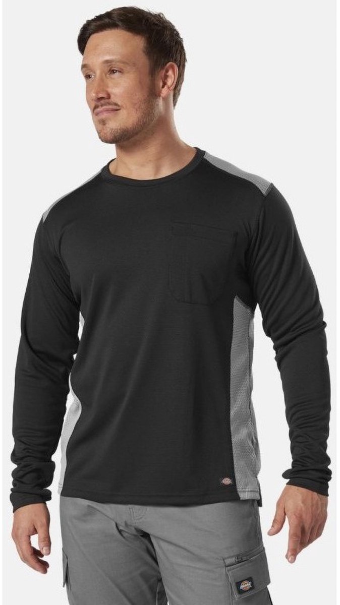Dickies Longsleeve L/S Performance Temp IQ365 Tee Knit -XL Zwart