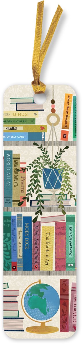 Flame Tree Bookmarks (Foiled)- Georgia Breeze: Bookshelves Bookmarks (pack of 10)