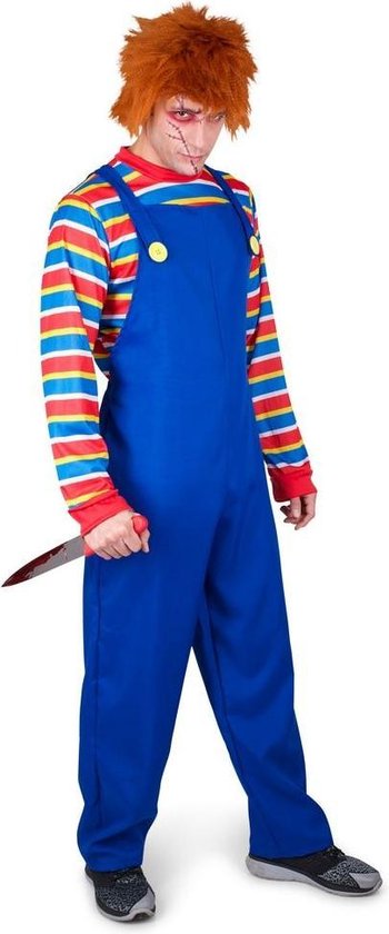 Karnival Costumes Kostuum Horror Pop Heren Halloween Kostuum Volwassenen - Polyester 2-delig Maat L - Karnival Costumes