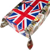 Tafelzeil London -  140 x 500 cm - Multi tafellaken - Tafelkleed plastic - Voor buiten en binnen - Verschillende maten - Geleverd in een koker