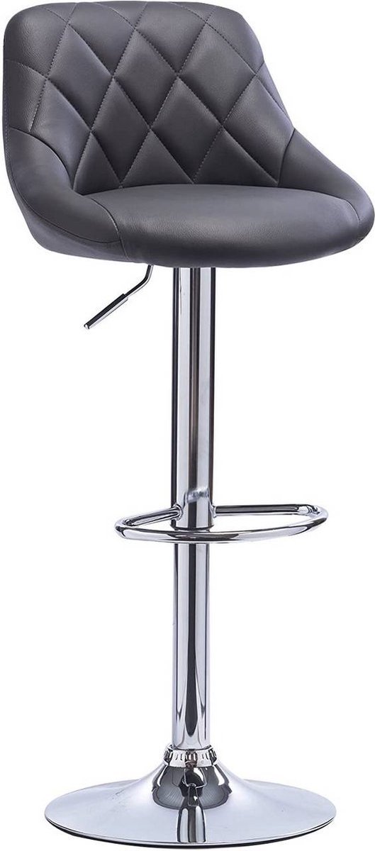 Bolt Edge Designer Barkruk - Grijs - Ergonomisch - Verstelbaar - Zithoogte 60-82cm - Set van 1