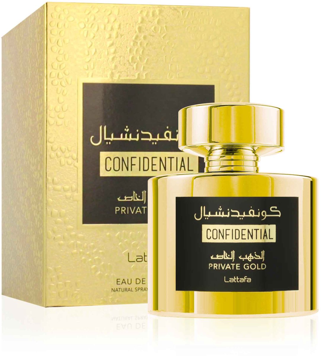 Goedkoopste Lattafa - Confidential private gold eau de parfum 100ml