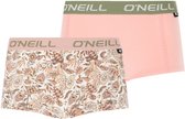 O'Neill dames boxershorts 2-pack - jungle paisley print - maat M