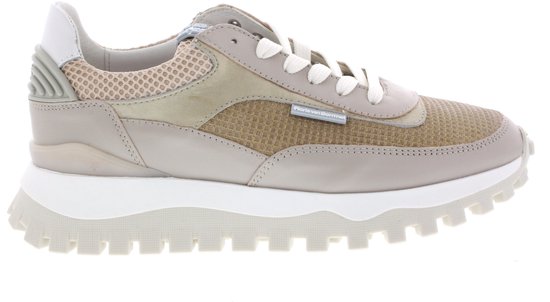 Floris Van Bommel Sfw-10100 Baskets pour femmes - Cuir - Femme - Beige - Taille 38