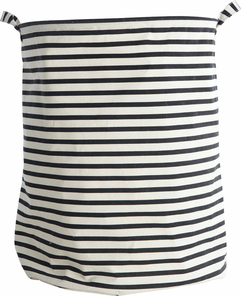 Goedkoopste House Doctor Stripes - Wasmand - Streep - Wit, Zwart