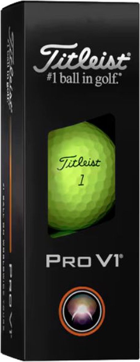 Titleist ProV1 Golfballen Geel 2025 van Titleist — afbeelding 2