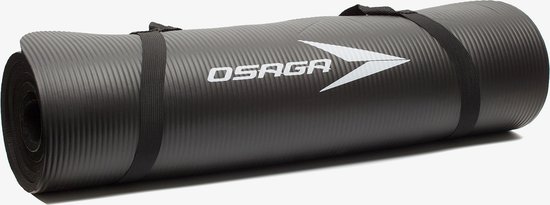 Osaga yoga fitness mat zwart